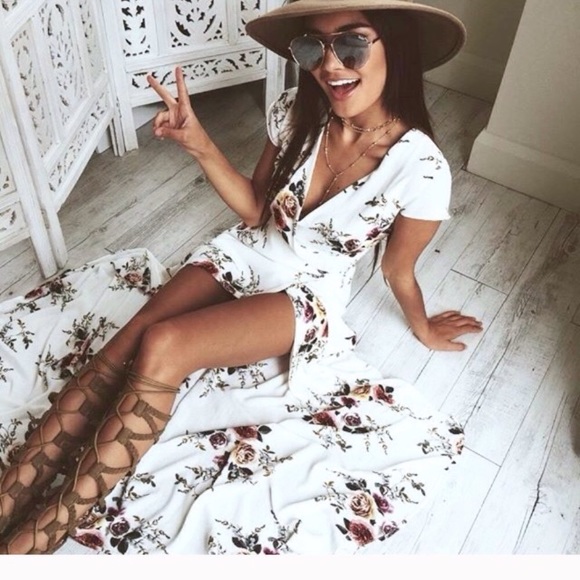 ❌. 5🌟RATED❤️wrap dress - Picture 5 of 8